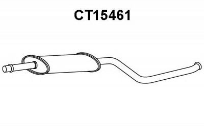 VENEPORTE ct15461 -  Предглушитель выхлопных газов
