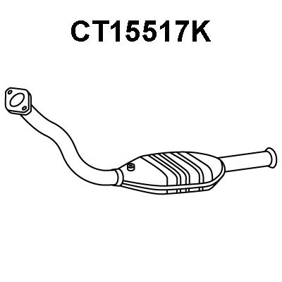 VENEPORTE ct15517k -  Катализатор