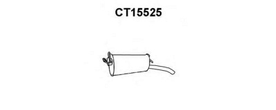 VENEPORTE ct15525 -  Глушитель выхлопных газов конечный