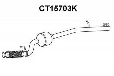 VENEPORTE ct15703k -  Катализатор