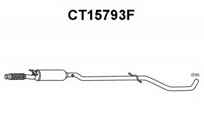 VENEPORTE ct15793f -  Сажевый / частичный фильтр, система выхлопа ОГ
