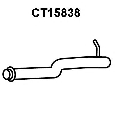 VENEPORTE ct15838 -  Труба выхлопного газа