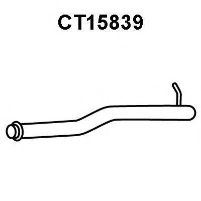 VENEPORTE ct15839 -  Труба выхлопного газа