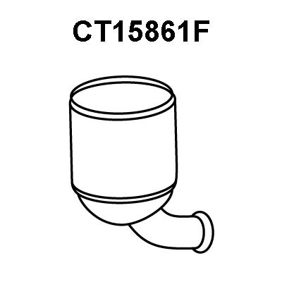 VENEPORTE ct15861f -  Сажевый / частичный фильтр, система выхлопа ОГ