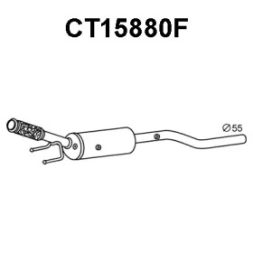 VENEPORTE ct15880f -  Сажевый / частичный фильтр, система выхлопа ОГ