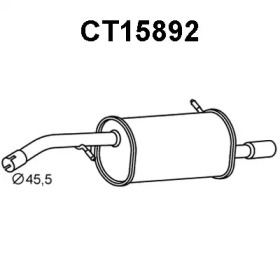 VENEPORTE ct15892 -  Глушитель выхлопных газов конечный