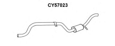 VENEPORTE cy57023 -  Глушитель выхлопных газов конечный
