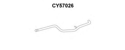 VENEPORTE cy57026 -  Труба выхлопного газа