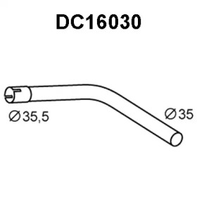 VENEPORTE dc16030 -  Труба выхлопного газа