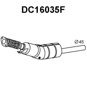 VENEPORTE dc16035f -  Сажевый / частичный фильтр, система выхлопа ОГ