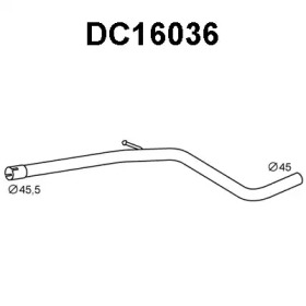 VENEPORTE dc16036 -  Труба выхлопного газа