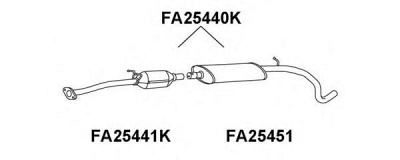 VENEPORTE fa25440k -  Катализатор