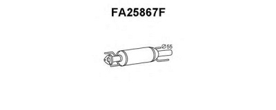 VENEPORTE fa25867f -  Сажевый / частичный фильтр, система выхлопа ОГ