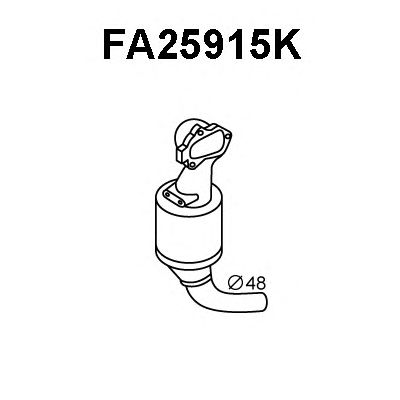 VENEPORTE fa25915k -  Катализатор
