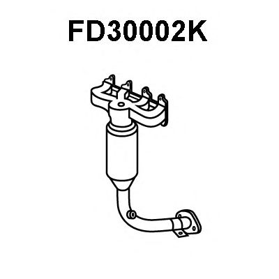 VENEPORTE fd30002k -  Катализатор коллектора
