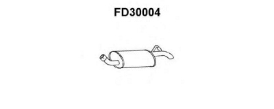 VENEPORTE fd30004 -  Глушитель выхлопных газов конечный
