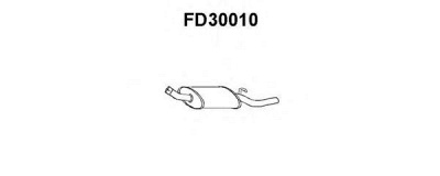VENEPORTE fd30010 -  Глушитель выхлопных газов конечный