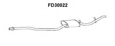 VENEPORTE fd30022 -  Глушитель выхлопных газов конечный