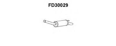 VENEPORTE fd30029 -  Глушитель выхлопных газов конечный