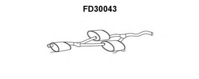 VENEPORTE fd30043 -  Предглушитель выхлопных газов