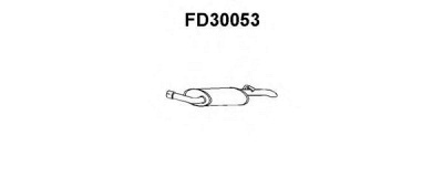 VENEPORTE fd30053 -  Глушитель выхлопных газов конечный