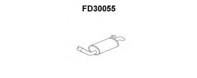 VENEPORTE fd30055 -  Глушитель выхлопных газов конечный
