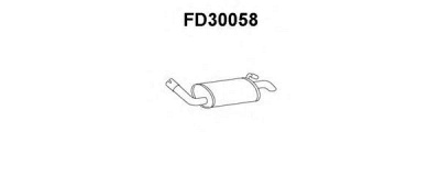 VENEPORTE fd30058 -  Глушитель выхлопных газов конечный