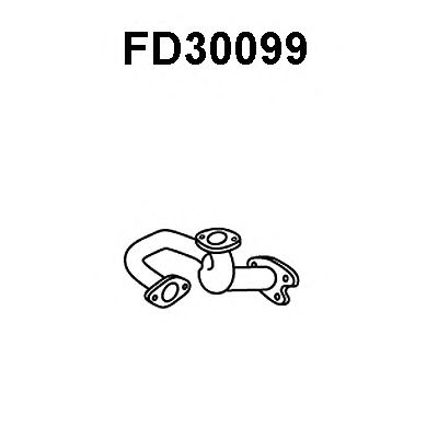 VENEPORTE fd30099 -  Труба выхлопного газа