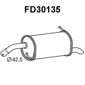 VENEPORTE fd30135 -  Глушитель выхлопных газов конечный