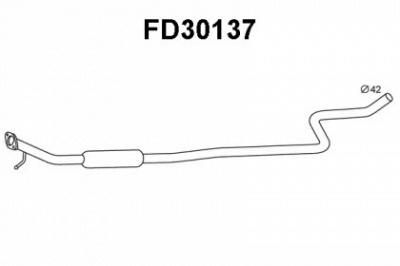 VENEPORTE fd30137 -  Труба выхлопного газа
