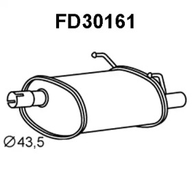 VENEPORTE fd30161 -  Глушитель выхлопных газов конечный
