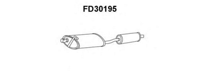 VENEPORTE fd30195 -  Предглушитель выхлопных газов