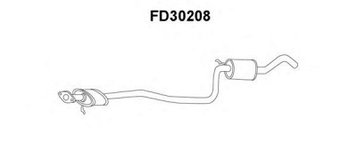 VENEPORTE fd30208 -  Предглушитель выхлопных газов