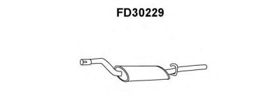 VENEPORTE fd30229 -  Глушитель выхлопных газов конечный