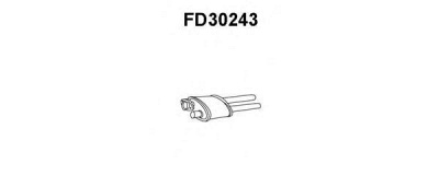 VENEPORTE fd30243 -  Предглушитель выхлопных газов