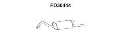 VENEPORTE fd30444 -  Глушитель выхлопных газов конечный