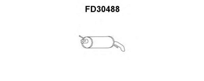 VENEPORTE fd30488 -  Глушитель выхлопных газов конечный