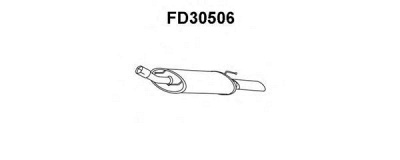 VENEPORTE fd30506 -  Глушитель выхлопных газов конечный