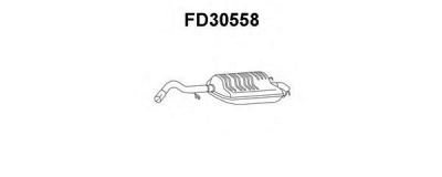 VENEPORTE fd30558 -  Глушитель выхлопных газов конечный