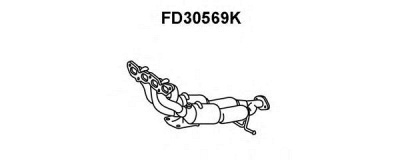 VENEPORTE fd30569k - Катализатор коллектора