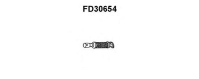 VENEPORTE fd30654 -  Ремонтная трубка, катализатор