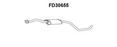 VENEPORTE fd30655 -  Предглушитель выхлопных газов