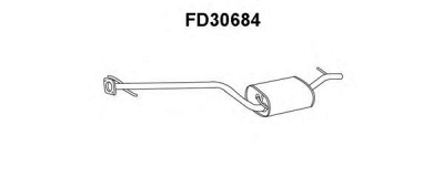 VENEPORTE fd30684 -  Предглушитель выхлопных газов