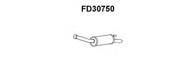 VENEPORTE fd30750 -  Глушитель выхлопных газов конечный