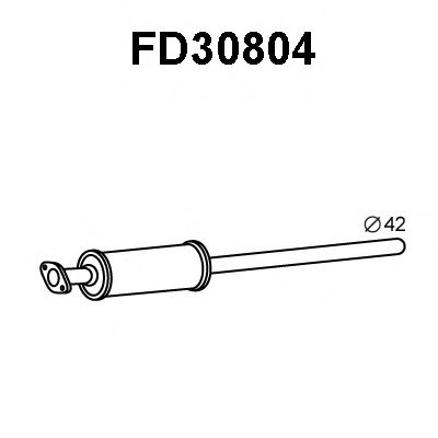 VENEPORTE fd30804 -  Предглушитель выхлопных газов