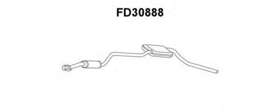 VENEPORTE fd30888 -  Предглушитель выхлопных газов