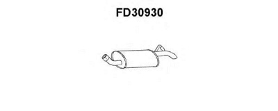 VENEPORTE fd30930 -  Глушитель выхлопных газов конечный