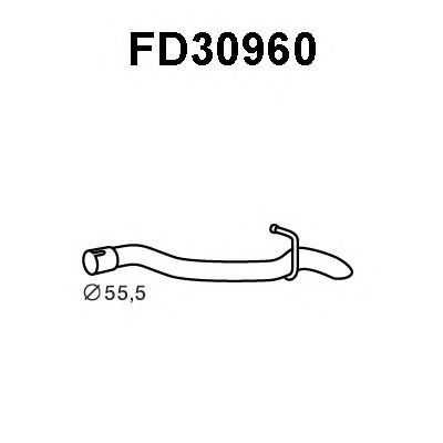 VENEPORTE fd30960 -  Труба выхлопного газа