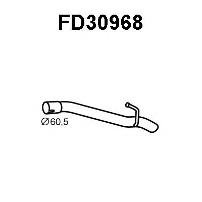 VENEPORTE fd30968 -  Труба выхлопного газа