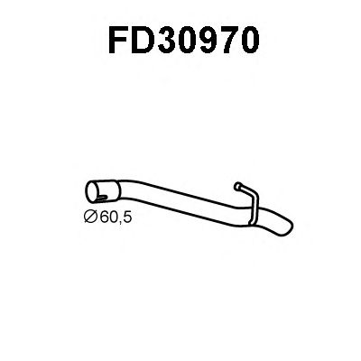 VENEPORTE fd30970 -  Труба выхлопного газа